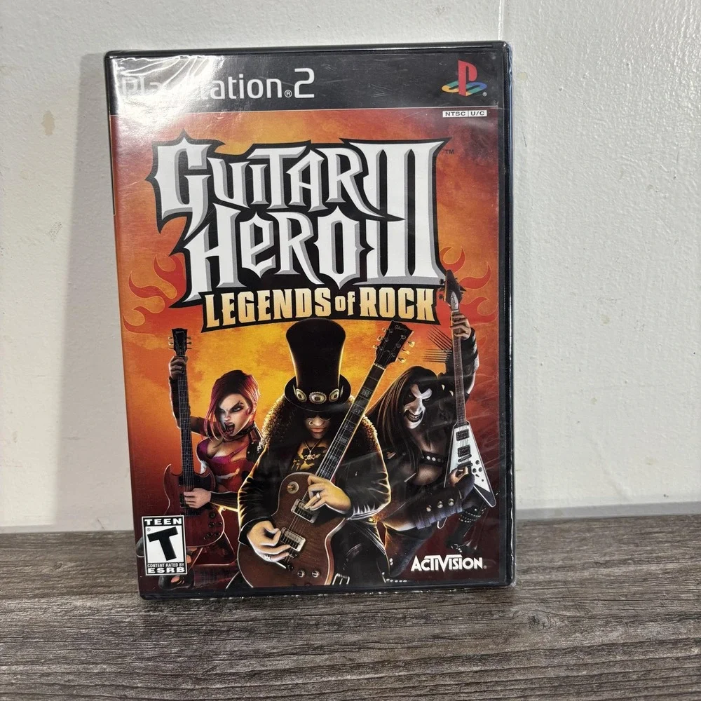 Guitar Hero III Legends Of Rock Sony PlayStation 2 PS2 NEW Sealed Activision